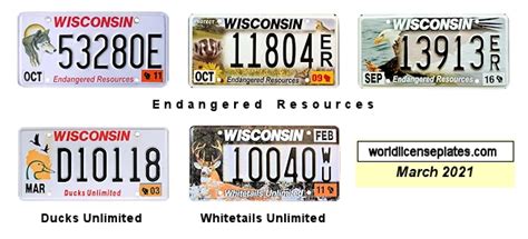 License Plates of Wisconsin