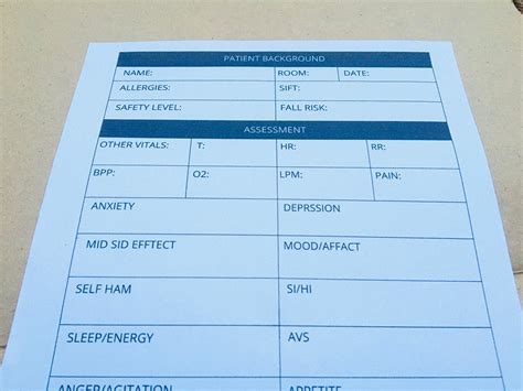 Printable Nursing Report Sheet Nurse Brain Sheet ICU Nurses - Etsy Australia
