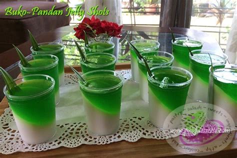 Buko Pandan Gelatin Dessert Recipe