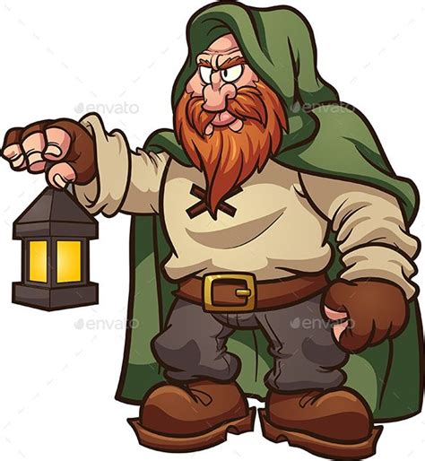 Cartoon Dwarf | Cartoon, Cartoon illustration, Fairy tales