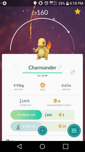 Just Caught Shiny Charmander! | Pokemon GO Amino