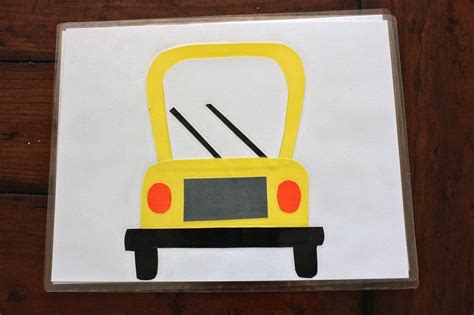 Wheels On The Bus Sing-A-Long Cards | Wheels on the bus, Preschool crafts, Bus card