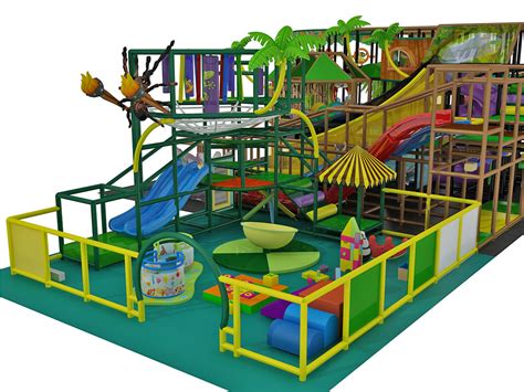 3 Level Jungle Indoor Playground - Indoor Playgrounds International