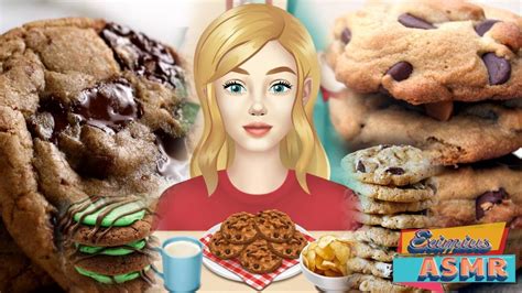 Eating Yummy Cookies ASMR Mukbang Animation 맛있는 쿠키 먹기 | Eating Sounds ...