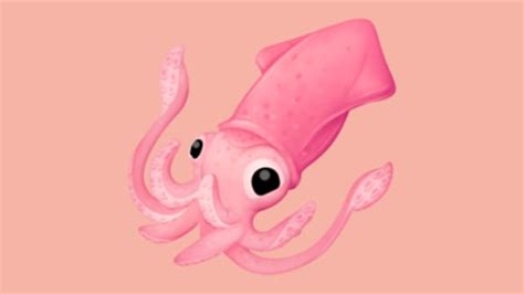 Apple squid emoji is anatomically wrong for some reason