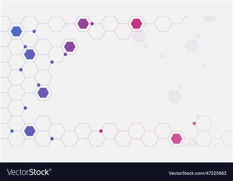 Abstract science and technology background Vector Image