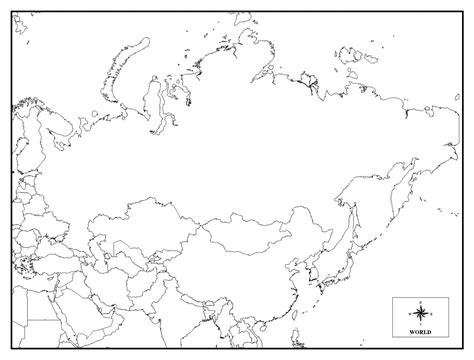 Blank Location Map Of Russia - vrogue.co