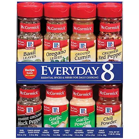 McCormick® Everyday 8 Spices & Herbs - Sam's Club