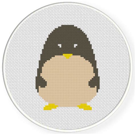 Cute Penguin Cross Stitch Pattern – Daily Cross Stitch