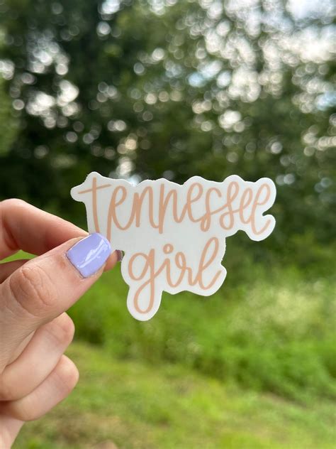 Tennessee Girl TN Vinyl Sticker Waterproof & Weatherproof Laptop Decal Water Bottle Sticker - Etsy