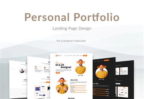 Personal Portfolio Landing Page For Free | Figma