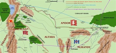 The Wheel of Time Atlas: Journey Maps Updated : WoT