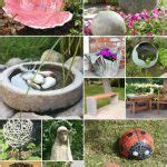 15 Near Genius DIY Concrete Ornaments That Add Beauty To Your Garden - DIY & Crafts