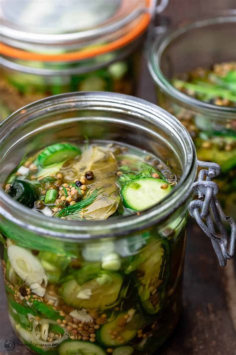 Quick Pickled Cucumber (How to Pickle Cucumbers) | The Mediterranean Dish