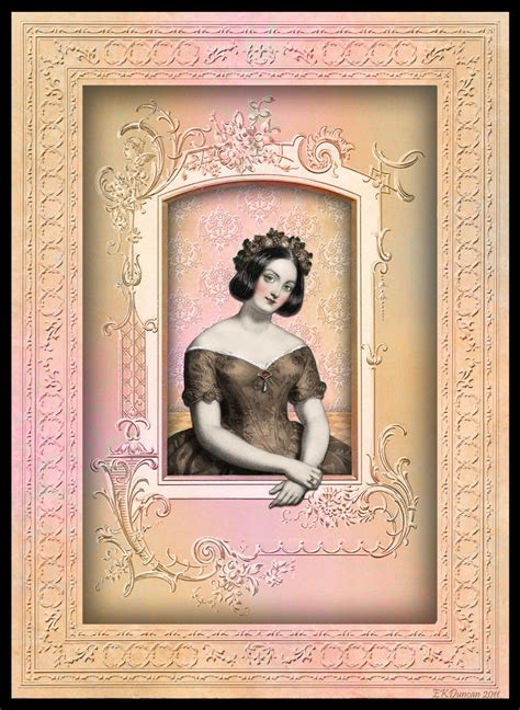 EKDuncan - My Fanciful Muse: Framed Lady - Book Cover Art with a Shrine Art effect