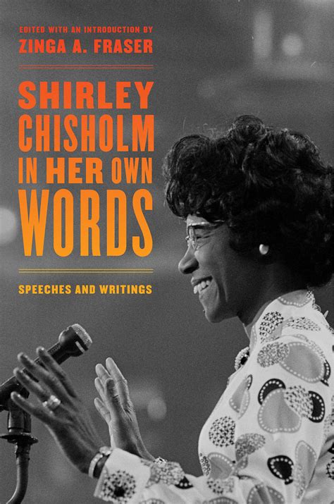 Pre-Order Shirley Chisholm in Her Own Words: Speeches and Writings