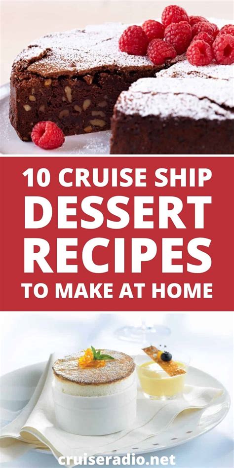 10 Cruise Ship Dessert Recipes You Can Make With Your Family – A Day in Cozumel – Resources for ...