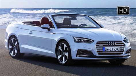 2018 Audi A5 Cabriolet TDI Quattro Glacier White Exterior - Interior ...