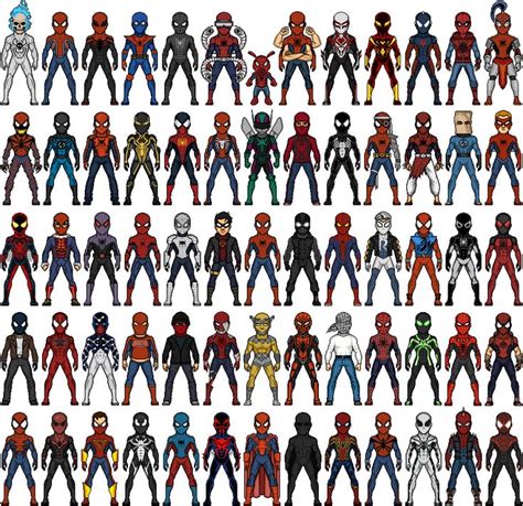 Here is a good portion of the Spiderverse suits. What would you like to see in the game ...