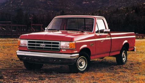 1989 Ford F150 Red