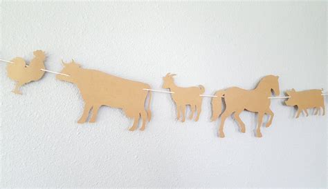 Farm Animals Banner Farm Banner Livestock Banner Farm Party - Etsy