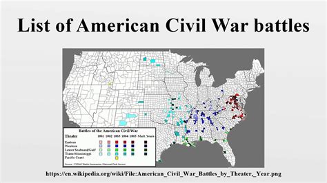 List of American Civil War battles - YouTube