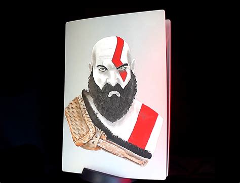 Playstation 5 Plates God of War Kratos Cases for PS5 Handmade | Etsy