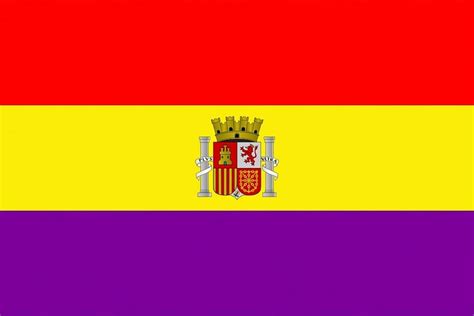 Flag of the second Spanish republic (1931-1939),known for being one of ...