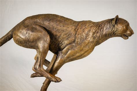 bronze-cheetah-sculpture-1 - Nick Mackman Animal Sculpture