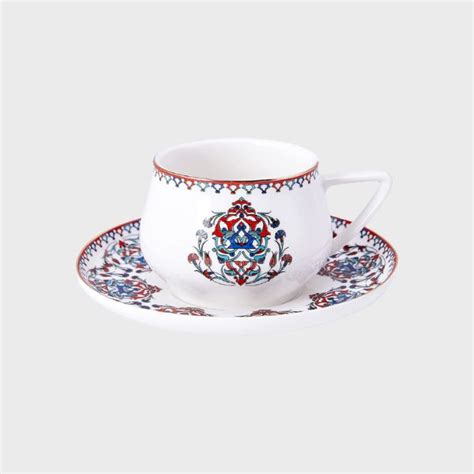 Karaca – Nakkas Turkish Coffee Cups – Set of 6 – Turkish Foodie