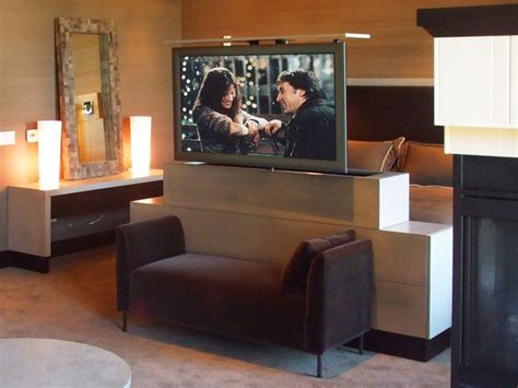 Hidden TV in Custom Cabinet by the Bed Lift Model: L-45s Client Name: Glenn Dikowski Phoenix, AZ ...