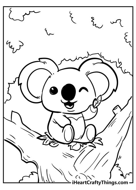 Free Printable cute animal coloring pages for Kids and Adults