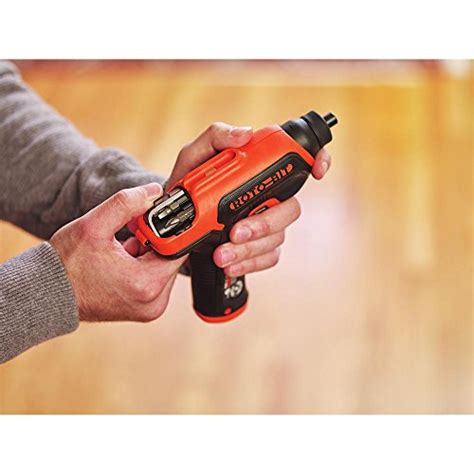 BLACK+DECKER 4V MAX Cordless Screwdriver with Bit Storage & Offset ...