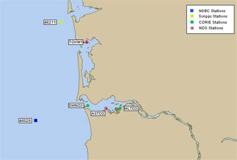 Weather Buoy Observations for Columbia River, Oregon and Washington ...