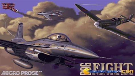 Dogfight gameplay (PC Game, 1993) - YouTube