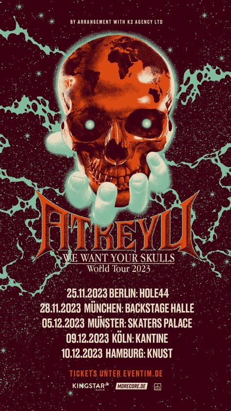 Event Atreyu - 05/12/2023 - Münster - Skaters Palace - Germany