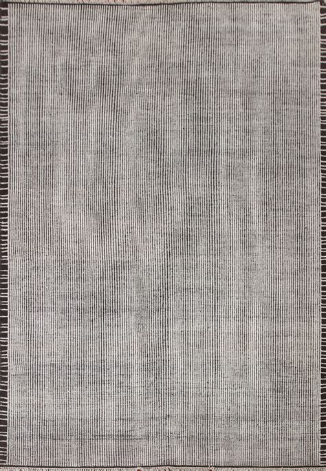 Striped Moroccan Indian Area Rug 8x9