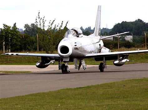 USAF North American Aviation Inc F-86 Saber Korean War Jet Fighter ...