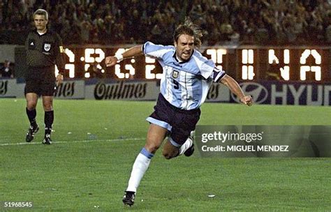 Gabriel Batistuta Argentina Photos and Premium High Res Pictures ...