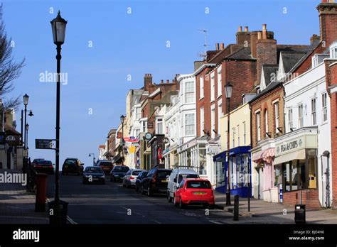 Lymington new forest town centre hampshire england uk gb Stock Photo - Alamy