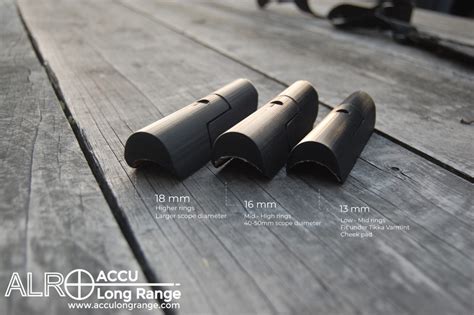 Rifle Cheek Riser with easy bolt removal feature - ACCU Long Range