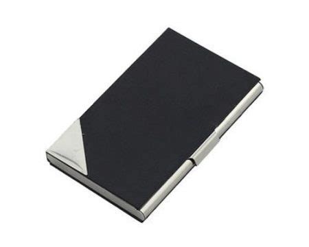 Stainless Steel Business Card Case – Black – tachifu