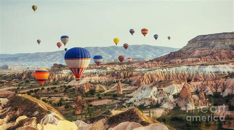 Turkey Cappadocia Beautiful Balloons Photograph by Standret