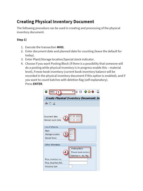 Physical Inventory | PDF