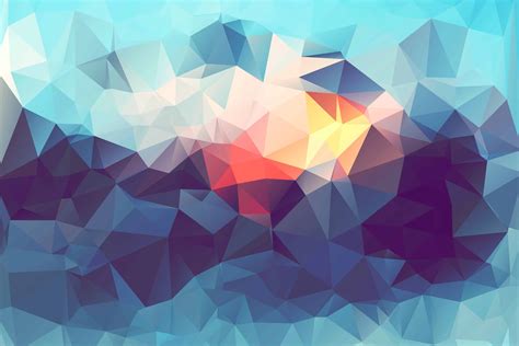 Abstract Low Poly - High Definition Wallpaper