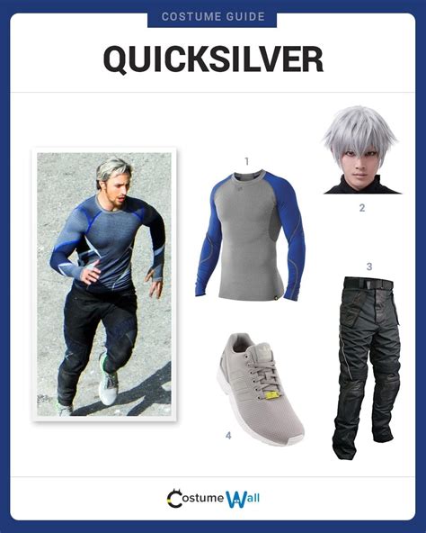 Dress Like Quicksilver Costume DIY Outfit | Costume Wall