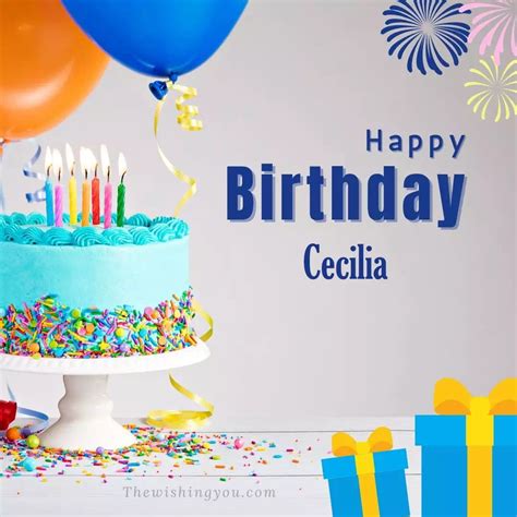 100+ HD Happy Birthday Cecilia Cake Images And Shayari