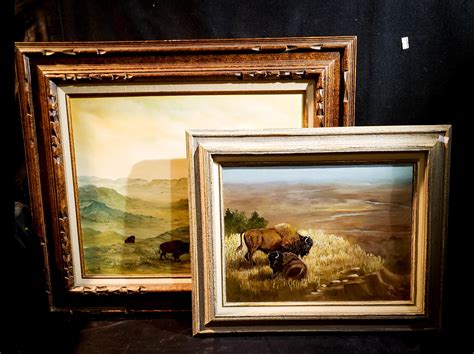 Original oil paintings of buffaloes | #4608636625