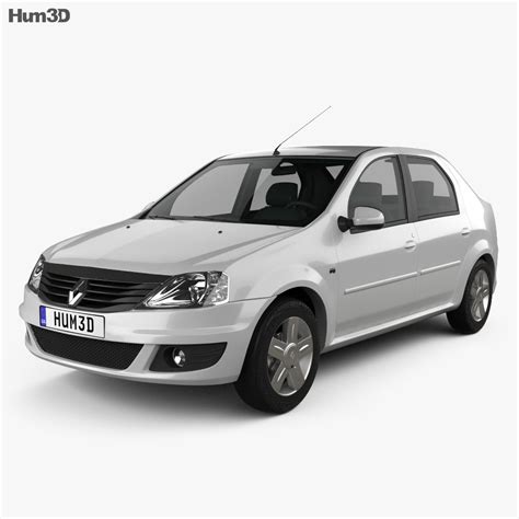 Renault Logan sedan 2013 3D model - Vehicles on Hum3D