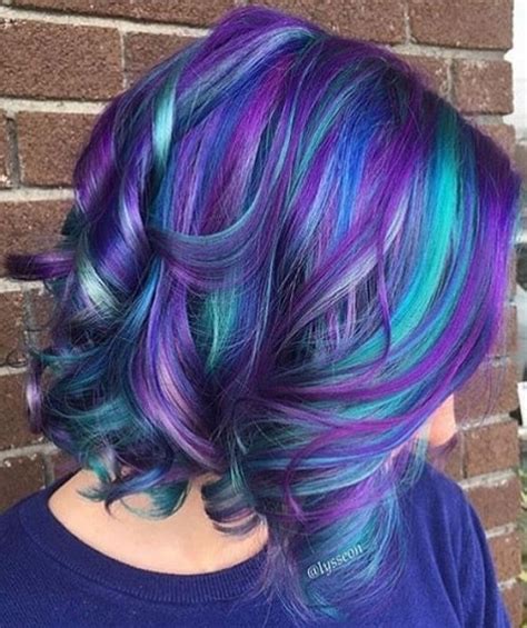 41 Beautiful Blue and Purple Hair Color Ideas – HairstyleCamp